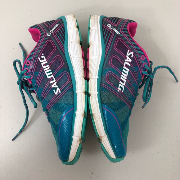 Salming Running Shoes Green Size 7.5 - Picture 7 of 8